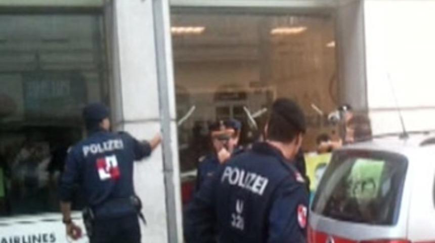 PKK Viyana'da THY b&uuml;rosunu bastı