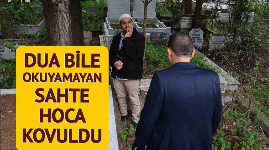'Hocayım' diye mezarlıkta geziyordu! Polis 'dua oku' deyince foyası ortaya çıktı: "Nasıl okuyamadım"