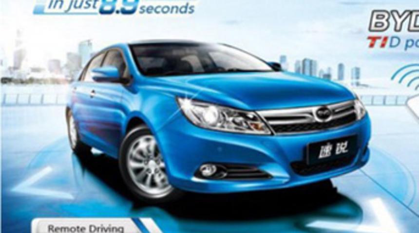 &Ccedil;inli &uuml;reticiden uzaktan kumandalı binek ara&ccedil;