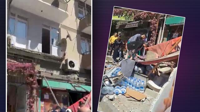 Kartal’da panik anları! Balkon çöktü: 1 yaralı