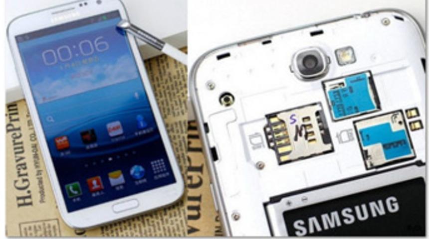 &Ccedil;ift Sim Kartlı Samsung Galaxy Note 2