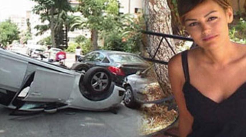 Oyuncu A&ccedil;elya Elmas kaza yaptı