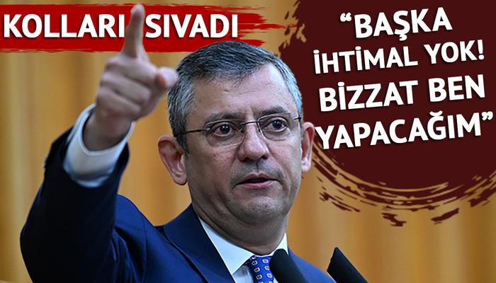 CHP Hatay için pes etmiyor, Özgür Özel de kolları sıvadı: 'Başka ihtimal yok! Bizzat ben yapacağım'