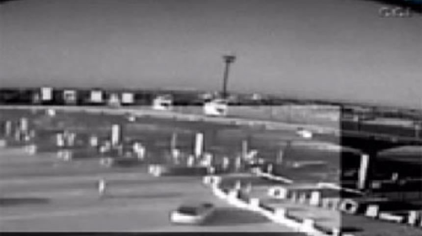 Gişelerde feci kaza