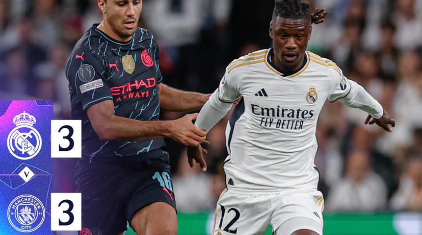 Şampiyonlar Ligi'nde inanılmaz gece! Real Madrid-City ve Arsenal-Bayern Münih düellolarında toplamda 10 gol çıktı