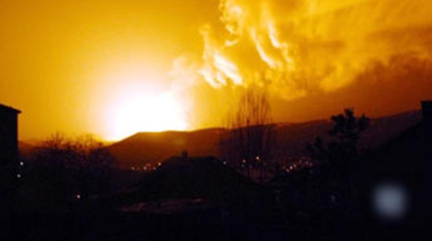 Petrol boru hattında patlama!