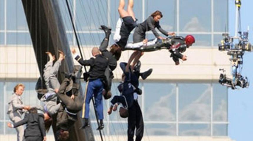 Iron Man 3 setinde zorlu sahne