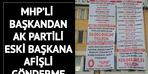Bir ilde gündem oldu! MHP'li yeni başkan AK Parti'den devraldığı borçları afişle duyurdu: Kasada para kalmamış