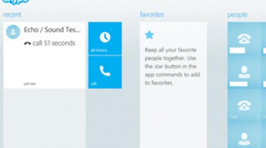 Skype&rsquo;ın Windows 8 s&uuml;r&uuml;m&uuml; sızdırıldı!