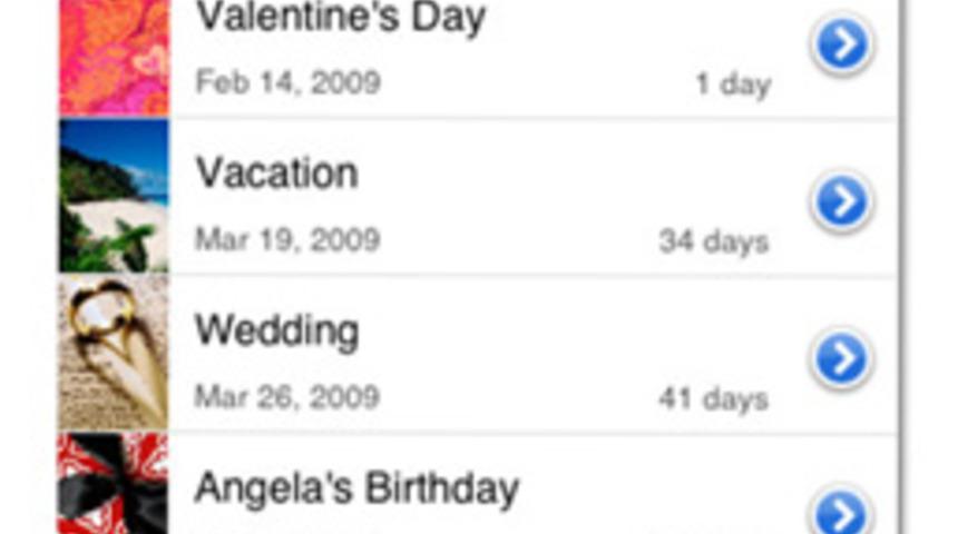 G&uuml;n&uuml;n Mobil Uygulaması: Days Until