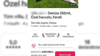 Yaz tatili planı yapanlar dikkat! Çeşme'de bir villanın aylık kirası dudak uçuklattı