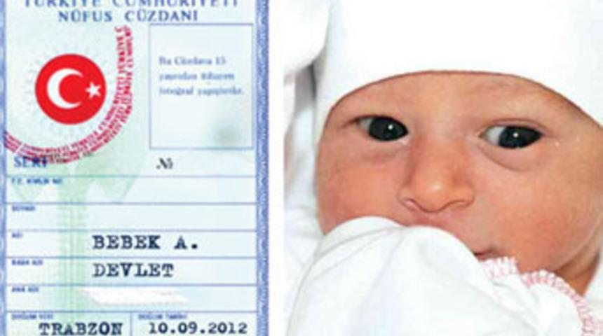 Tecav&uuml;z bebeği devletin kollarında