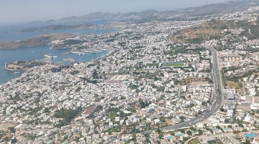 Bodrum’da havadan ceza yağdı