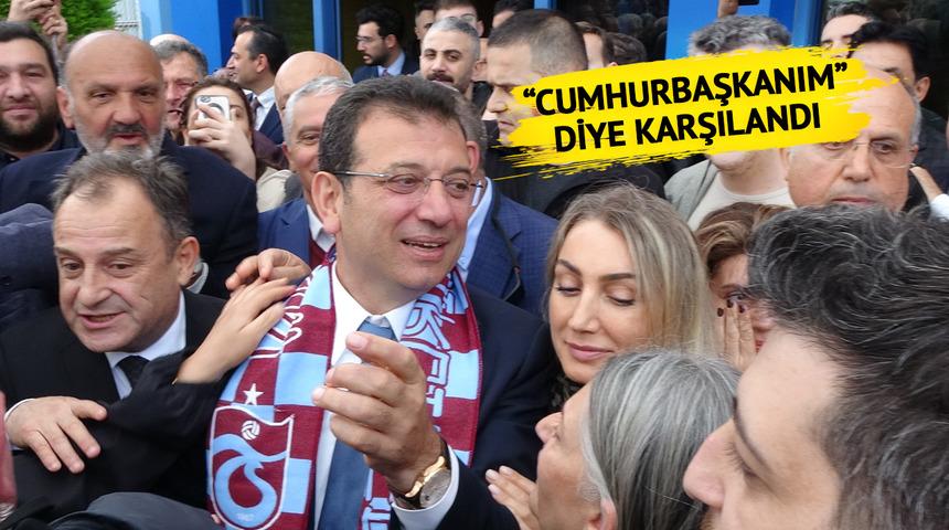 İmamoğlu'na Trabzon'da davullu zurnalı karşılama! Sloganlar dikkat çekti: Cumhurbaşkanım Allah'ına kurban