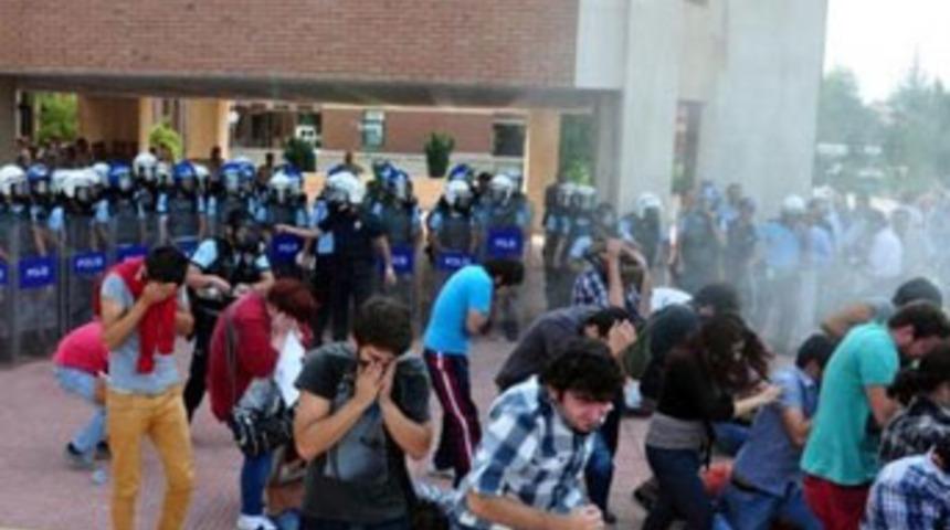 'Başarısız' &ouml;ğrencilere gazlı m&uuml;dahale