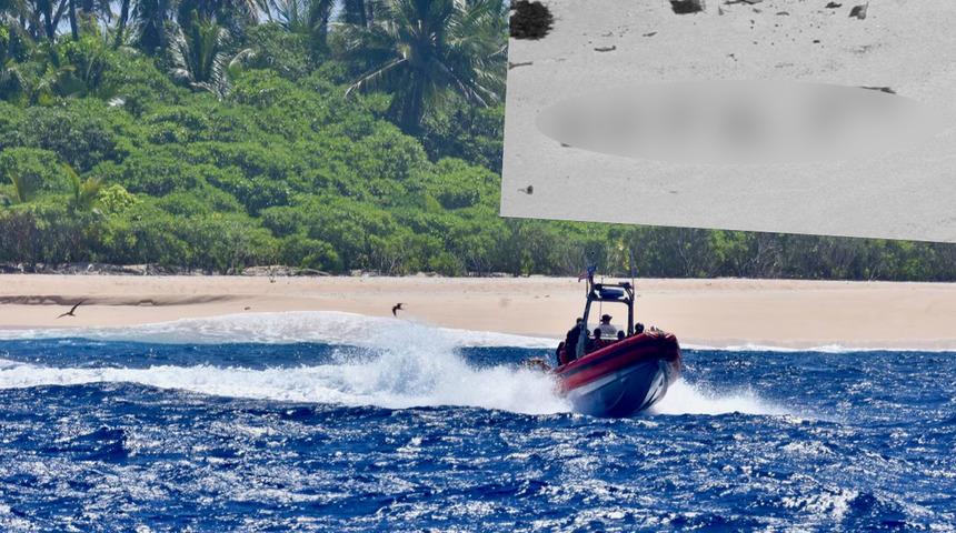 Issız bir adada mahsur kaldılar: Film sahnelerini aratmayan kurtarma operasyonu! Dikkat çeken o yazı