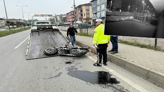 Yer: Bartın! 150 metre boyunca sürüklendi: Kan donduran kaza anları saniye saniye kamerada!