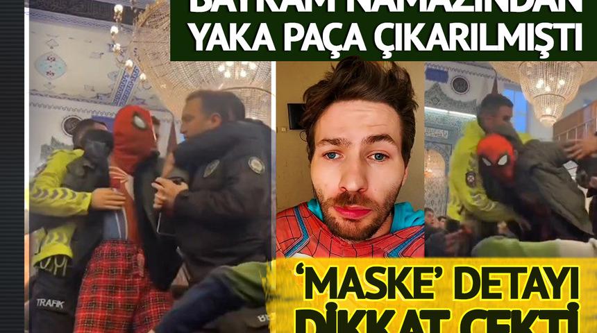 Bayram namazından yaka paça çıkarılan 'örümcek adam' imamla konuşmasını ilk kez anlattı: 'Maske' detayı dikkat çekti