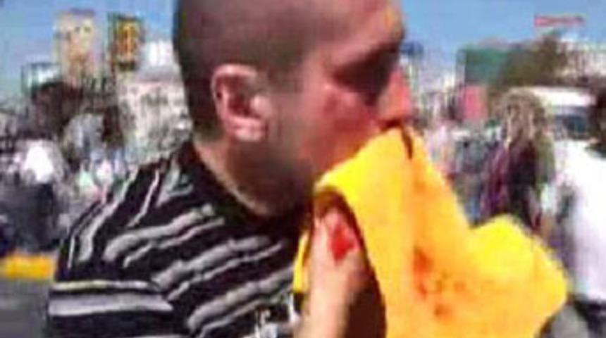 Taksim'in göbeğinde dehşet veren olay