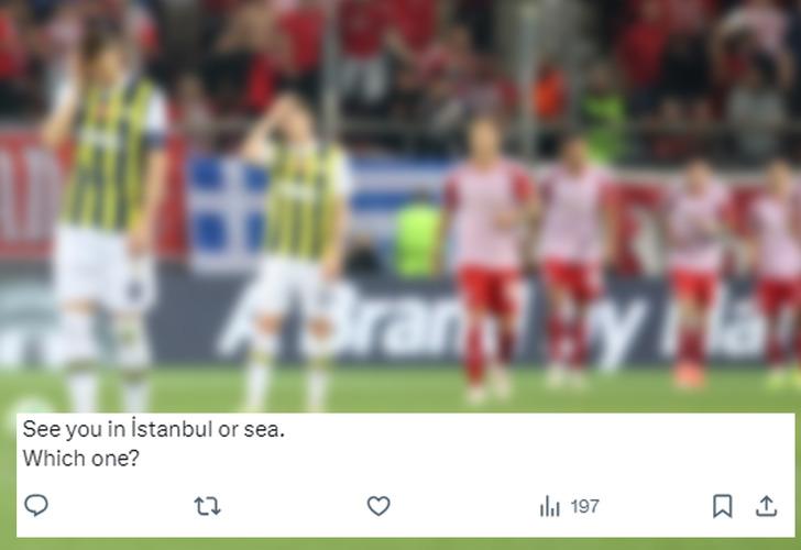 Yunan taraftarlardan skandal tezahürat! UEFA'nın ne ceza vereceği büyük merak konusu oldu G3
