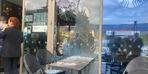 Starbucks şubesine taşlı silahlı saldırı: 1 yaralı