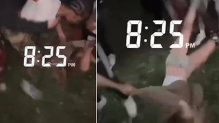 Genç kızların kavgasında skandal görüntüler! Bayıltana kadar dövdü, kimse hiçbir şey yapmadan sadece izledi