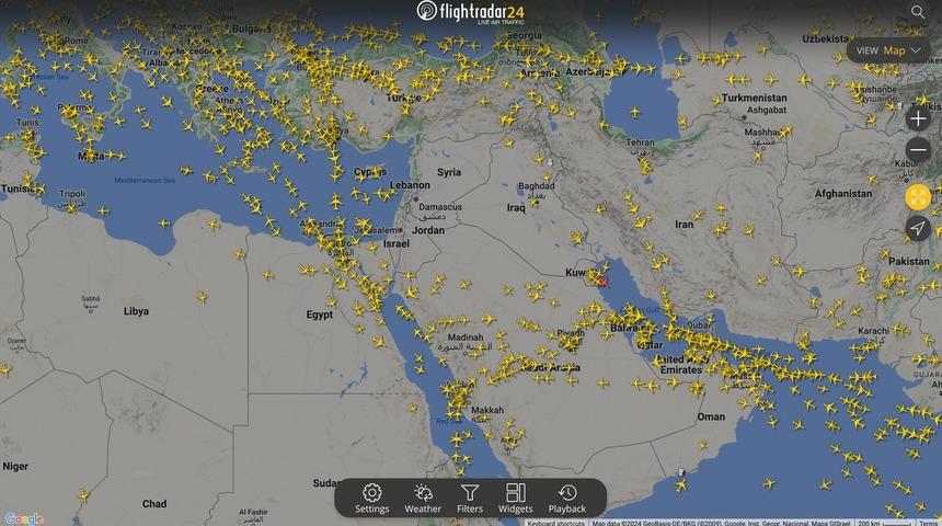 Birçok ülke hava sahasını kapattı, uçaklar Türkiye'ye geri döndü! THY ve Pegasus, İran, Ürdün, Irak ve Lübnan seferlerini iptal etti