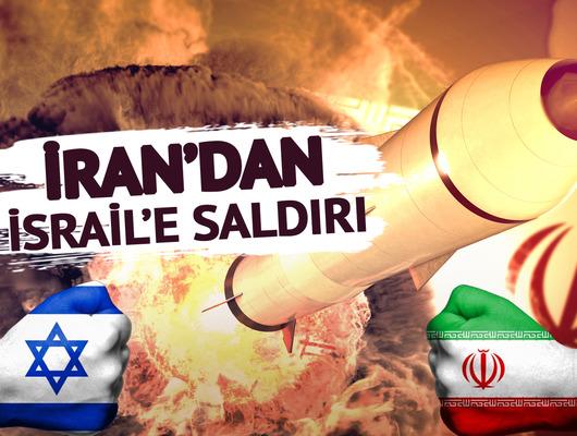 İran İsrail'e saldırıyor! Çok sayıda İHA ve füze fırlatıldı