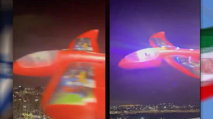 İran'ın saldırısı alay konusu oldu! İsrailliler oyuncakla tiye alıp tek cümlelik notla paylaştı