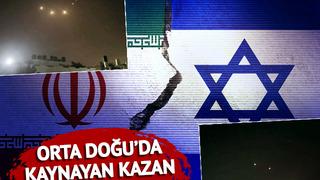 Orta Doğu'da kaynayan kazan taştı! İran'ın füzeleri İsrail'in Demir Kubbesi'ne böyle takıldı... O anlar kamerada