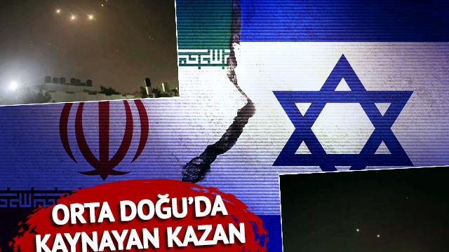 Orta Doğu'da kaynayan kazan taştı! İran'ın füzeleri İsrail'in Demir Kubbesi'ne böyle takıldı... O anlar kamerada