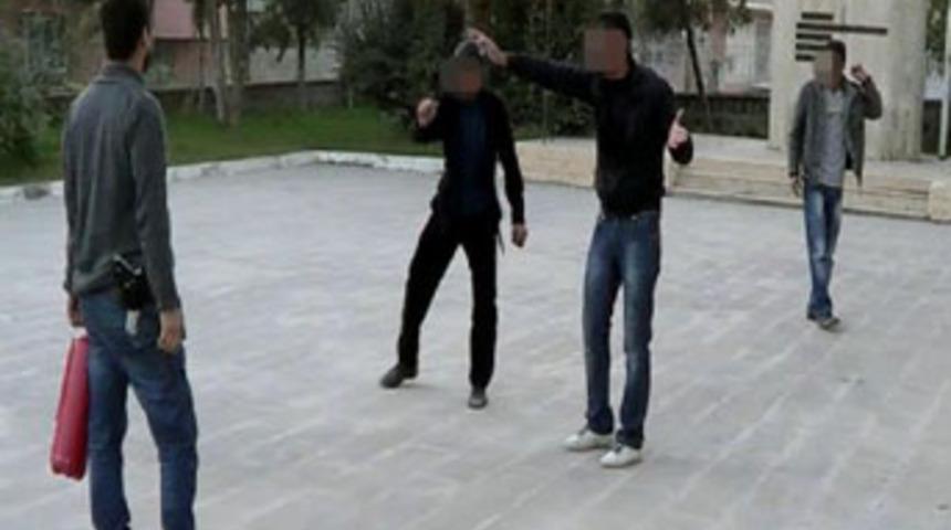 Kaymakamlık bahçesinde toplu intihar girişimi