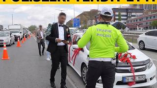 'Bakanlık personeliyim' dedi, öfkelenip polisleri tehdit etti!