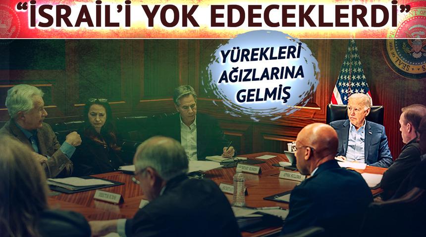 Beyaz Saray'da sinirler böyle yatıştı! Yürekler ağza geldikten sonra Joe Biden da derin bir nefes almış: "İsrail'i yok edeceklerdi"