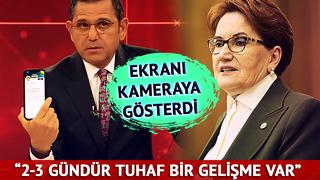 Akşener'in profiline tıklayan Fatih Portakal inanamadı! Canlı yayında kameraya gösterdi... 2-3 gündür tuhaf bir gelişme yaşanıyor