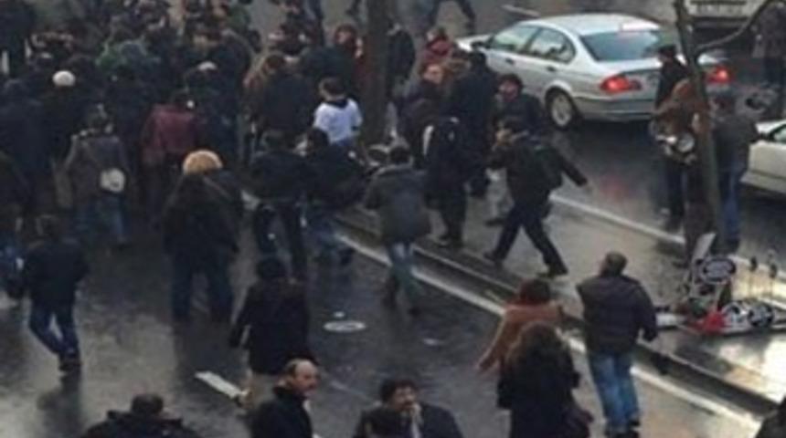 Hrant Dink y&uuml;r&uuml;y&uuml;ş&uuml;nde polis m&uuml;dahalesi