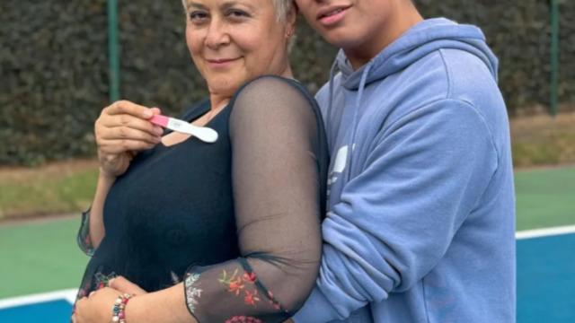 Kendisi 55 kocası 24 yaşında! Hamilelik haberini sosyal medyadan duyurdu... Tepkiler gecikmedi: Şeker anne değilim