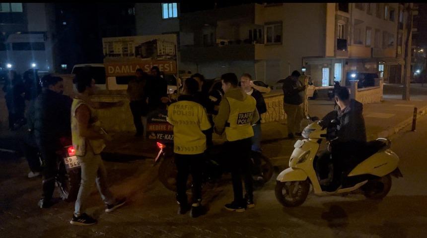 Gelibolu’da motosiklet sürücülerine denetim