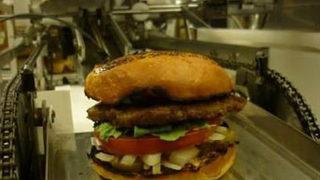 Robotlar hamburger dünyasına girdi