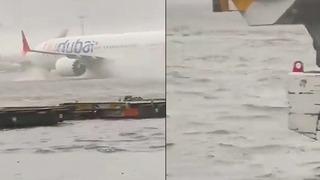 Şiddetli yağışlar hayatı esir aldı: Havalimanı resmen göle döndü! 