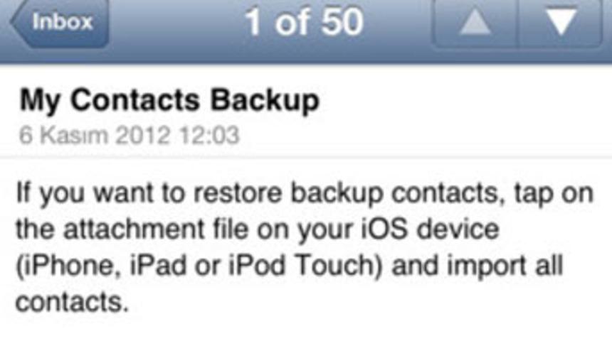 Günün Uygulaması: My Contacts Backup
