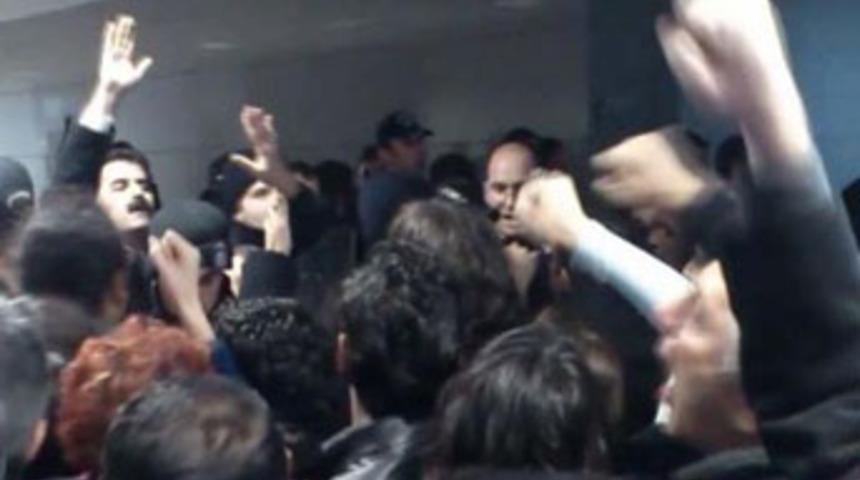 Adliyede avukat-polis gerginliği