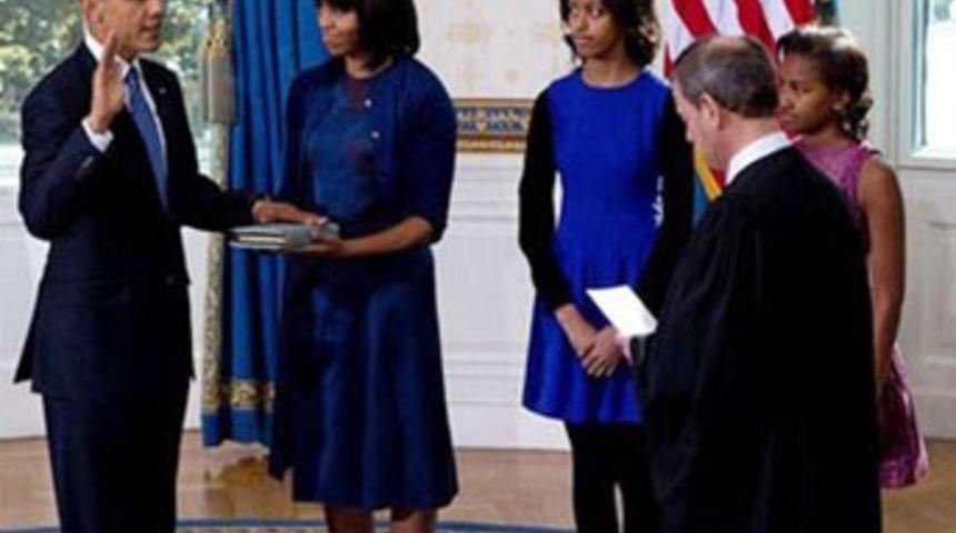 Obama başkanlık yemini etti