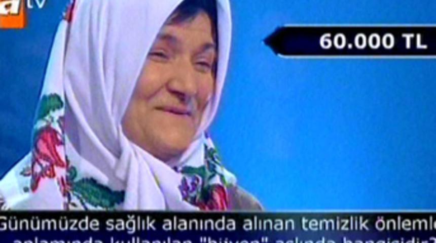 'Pazarcı teyze' yarışmaya damgasını vurdu!