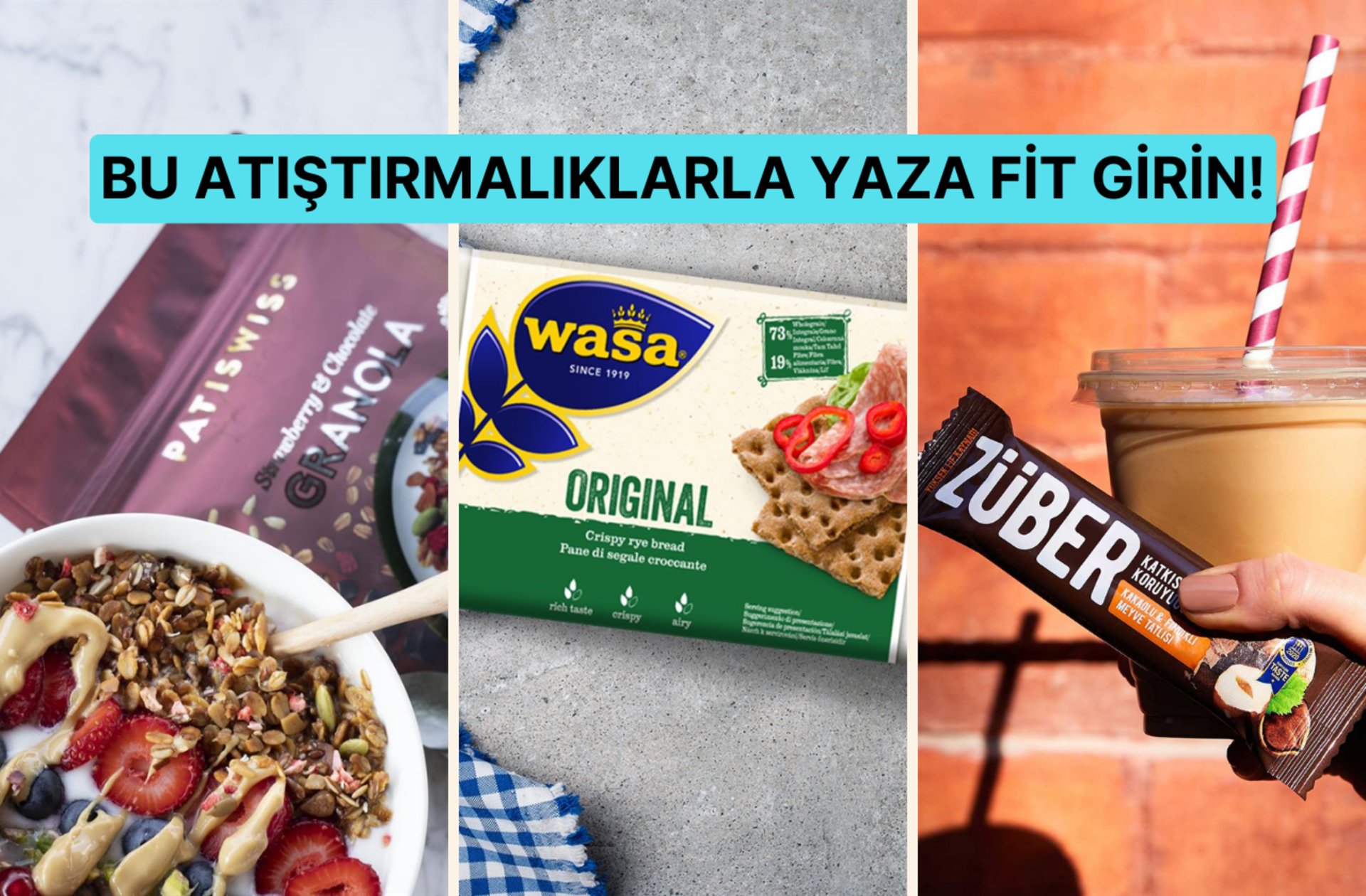 Yaza fit girin! Kilo vermenizi kolaylaştıracak sağlıklı atıştırmalıklar
