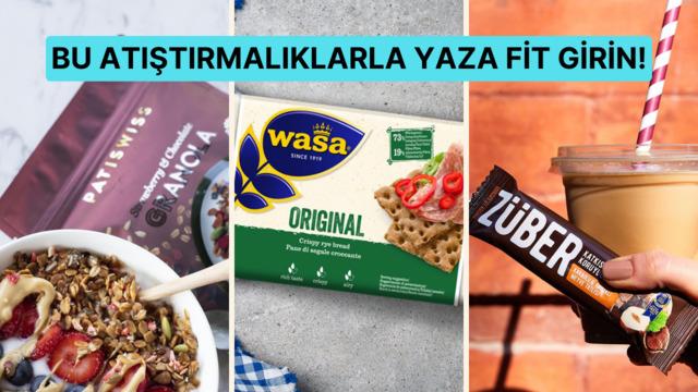 Yaza fit girin! Kilo vermenizi kolaylaştıracak sağlıklı atıştırmalıklar