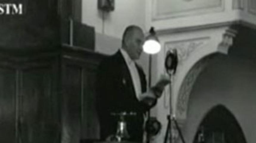 İşte Atat&uuml;rk'&uuml;n ger&ccedil;ek sesi