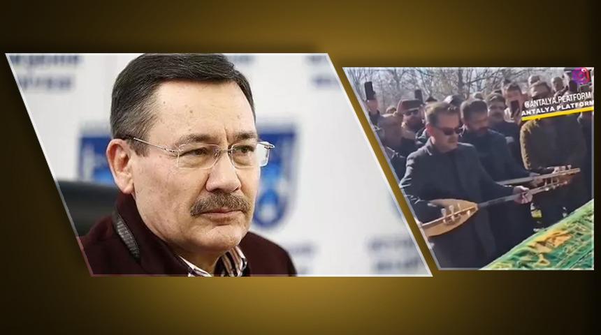 Saz eşliğinde uğurlamışlardı! Melih Gökçek'in yorumu cenaze sahiplerini kızdırdı, tepkiler peş peşe geldi