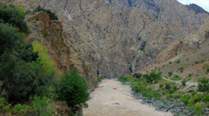 Araç nehre uçtu, 8 kişi yaralandı