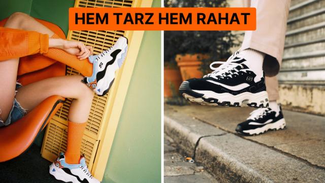 Son yılların en çok satan kadın spor ayakkabısı! İşte konforu ve şıklığı bir araya getiren Skechers D'Lites modelleri